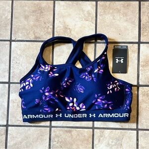 UNDER ARMOUR NAVY SPORTS BRA. NWT. WOMENS 2X